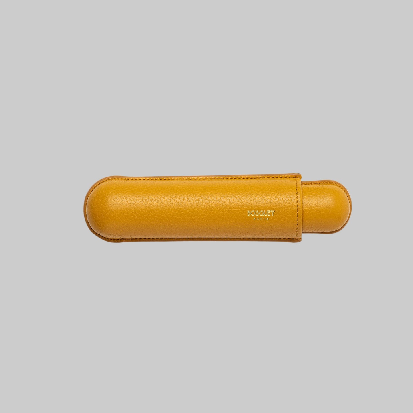 Grained Calf Leather case for 1 - Mustard
