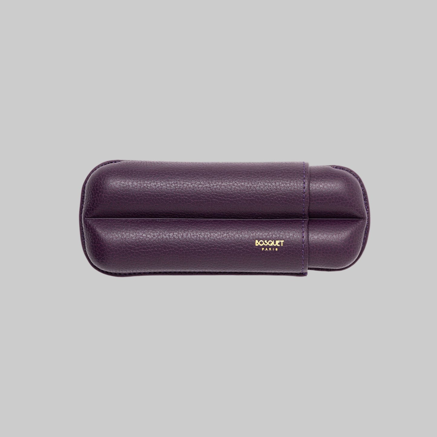 Grained Calf Leather Case For 2 - Violet