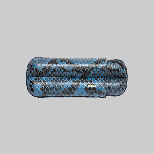 Genuine Python Leather Case for 2 - Blue
