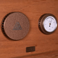 Desktop Humidor 75 cigars wood and Ostrich - STRUTHIO Collection