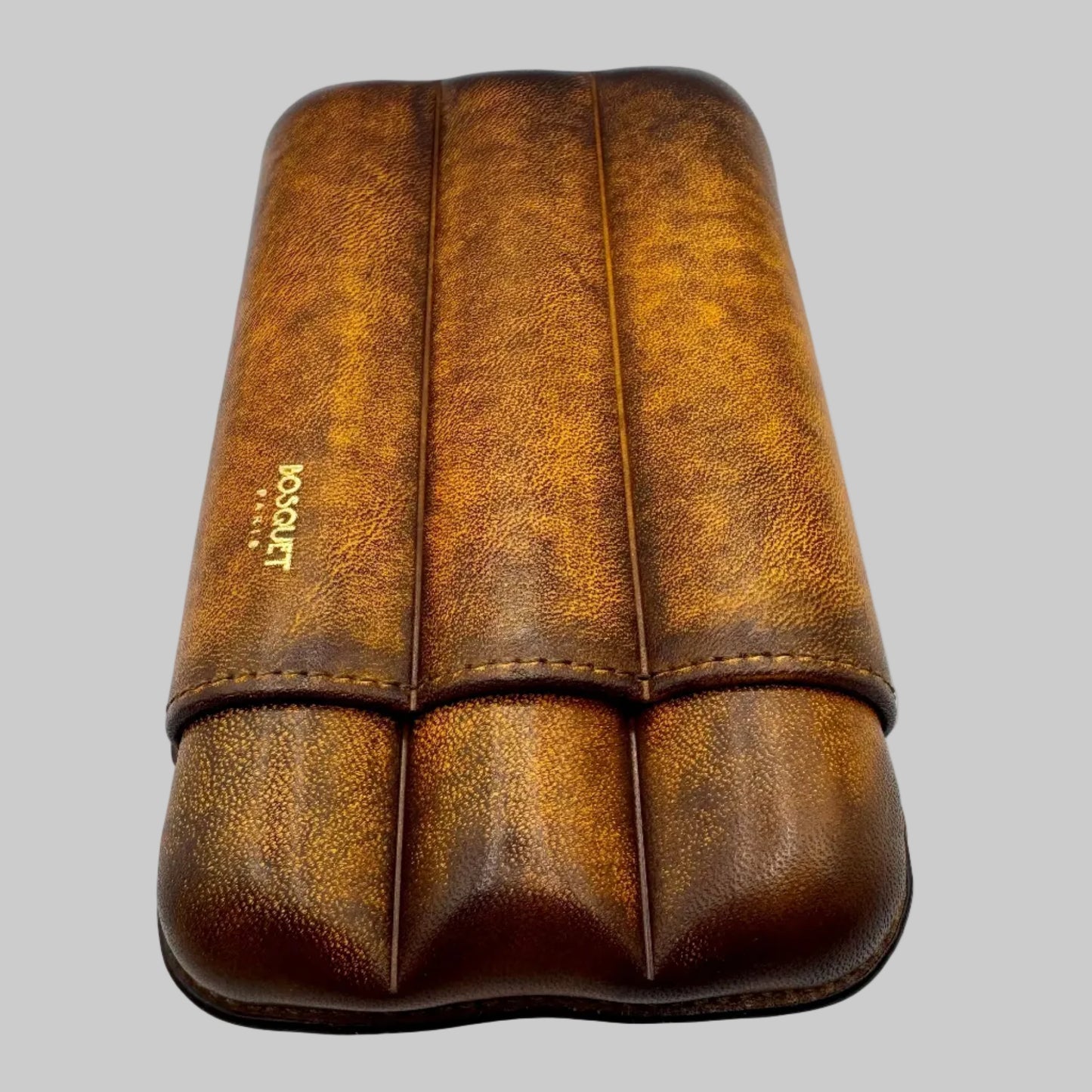 Smooth Calf Leather Case for 3 - Patina Finish Savane Beige 27mm