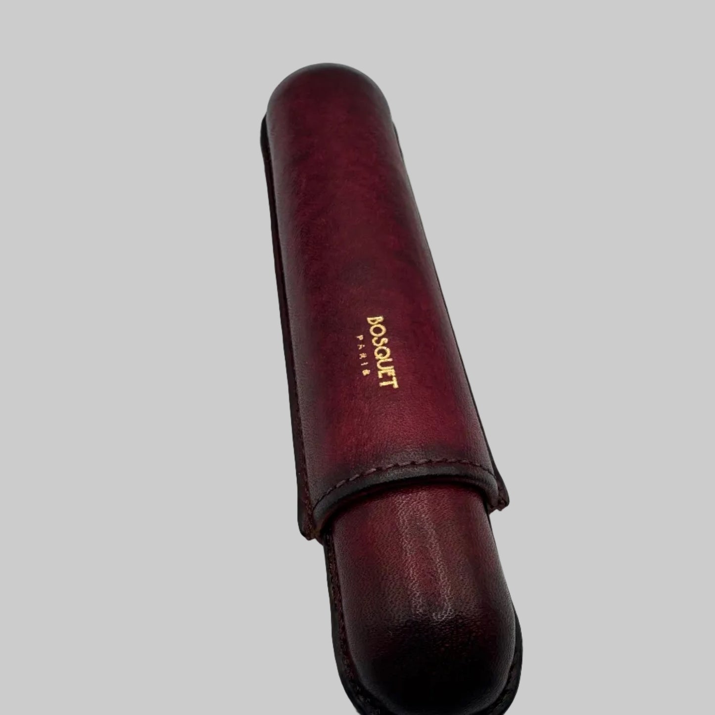 Grained Calf Leather Case for 1 in Red Patina