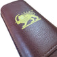 Grained Calf Leather Case For 2 - Dark Brown