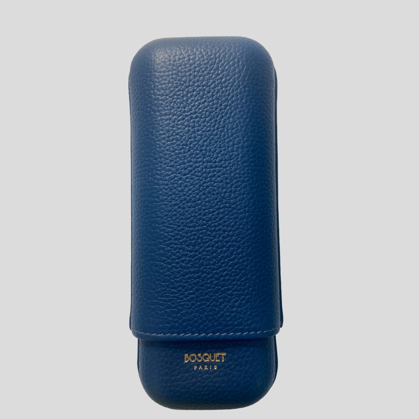 Grained Calf Leather Case For 2 -  Blue Lapis