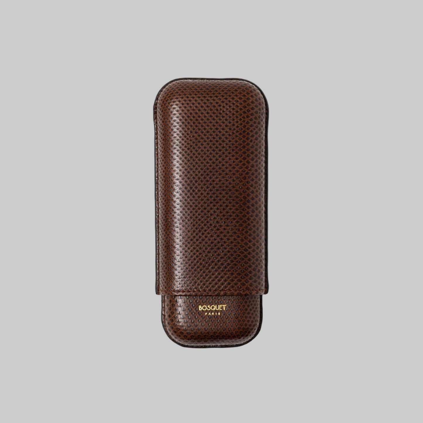 Lizard Leather Case for 2 - Brown