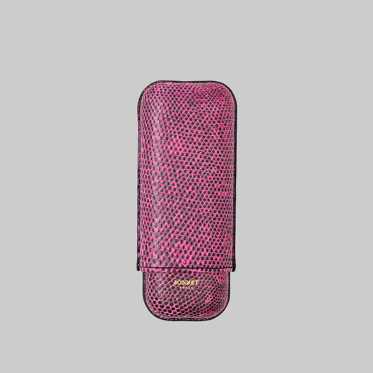 Lizard Leather Case for 2 - Pink