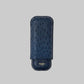 Ostrich Belly Leather Case for 2 cigars - Navy Blue