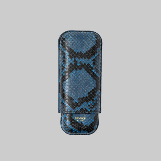 Genuine Python Leather Case for 2 - Blue