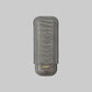 Ostrich Leg Leather Rectangular Cigar Case - Grey