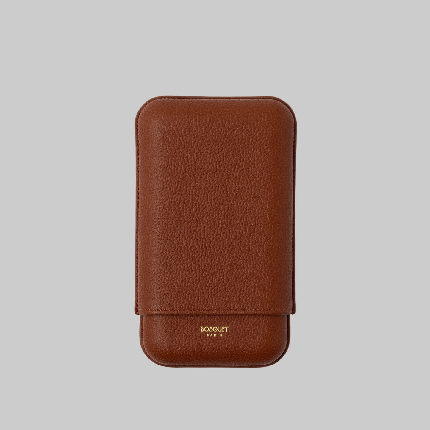 Grained Calf Leather Case For 3 - Beige York