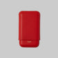 Grained Calf Leather Case For 3 - Rouge