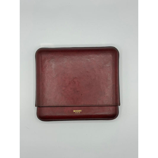 Smooth Calf Leather Case for 7 - Patina Finish Red Wine