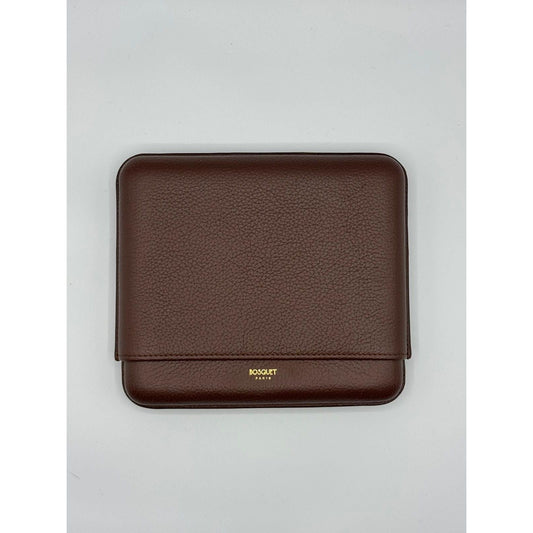 Grained Calf Leather Case for 7 - Brown