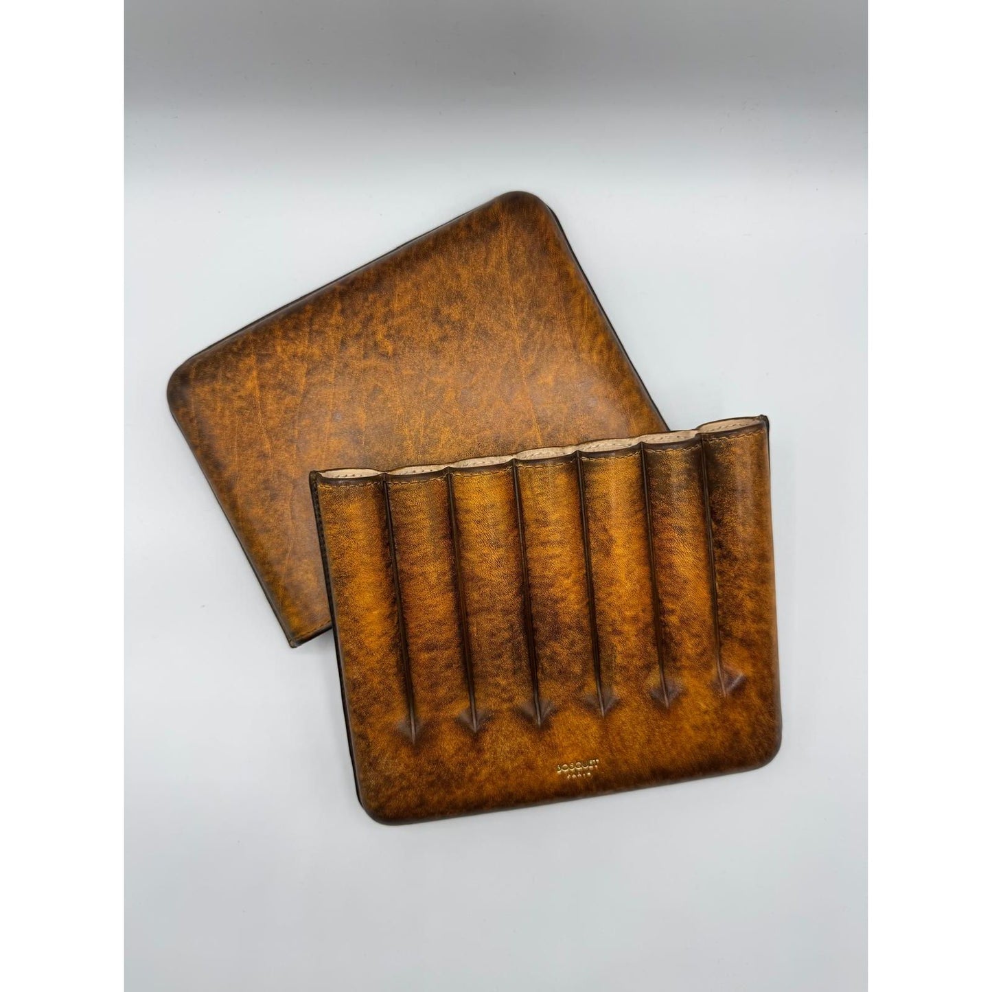 Smooth Calf Leather Case for 7 - Patina Finish Savana Beige