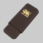 Grained Calf Leather Case For 2 - Dark Brown NOWRUZ Edition