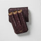 genuine python Leather cigar Case for 3 cigars  - rosee, elegant cigar case